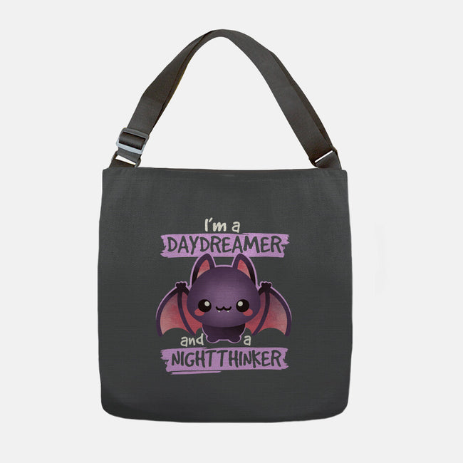 Daydreamer and Nightthinker-none adjustable tote-NemiMakeit