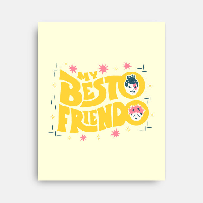 My Besto Friendo-none stretched canvas-RegLapid