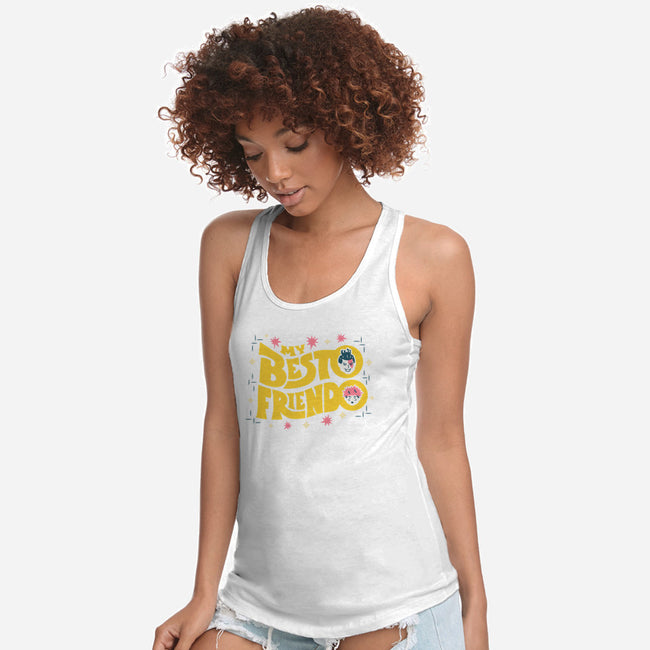 My Besto Friendo-womens racerback tank-RegLapid