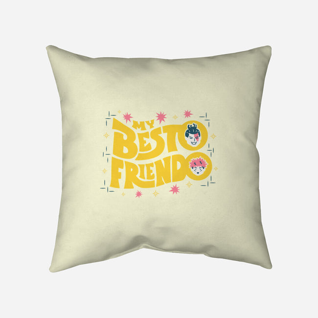My Besto Friendo-none removable cover w insert throw pillow-RegLapid