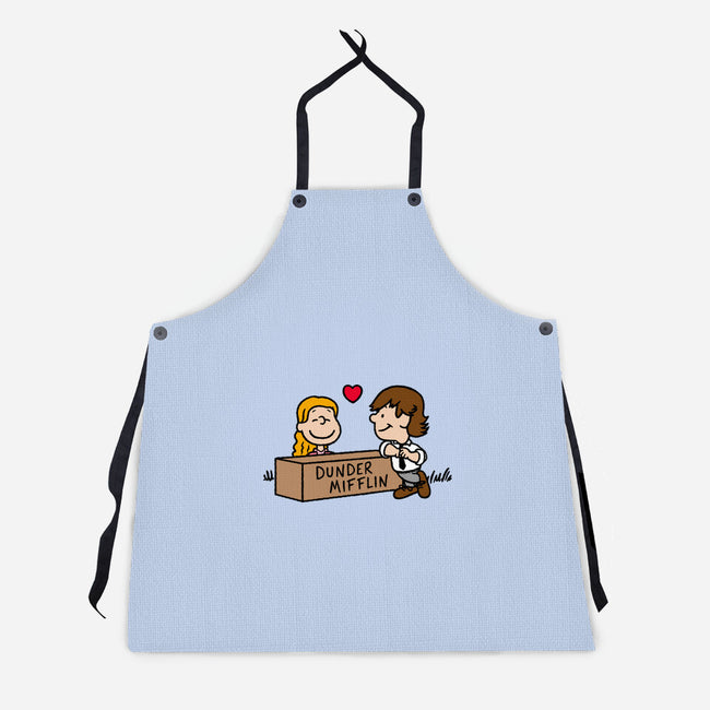 Office Love!-unisex kitchen apron-Raffiti