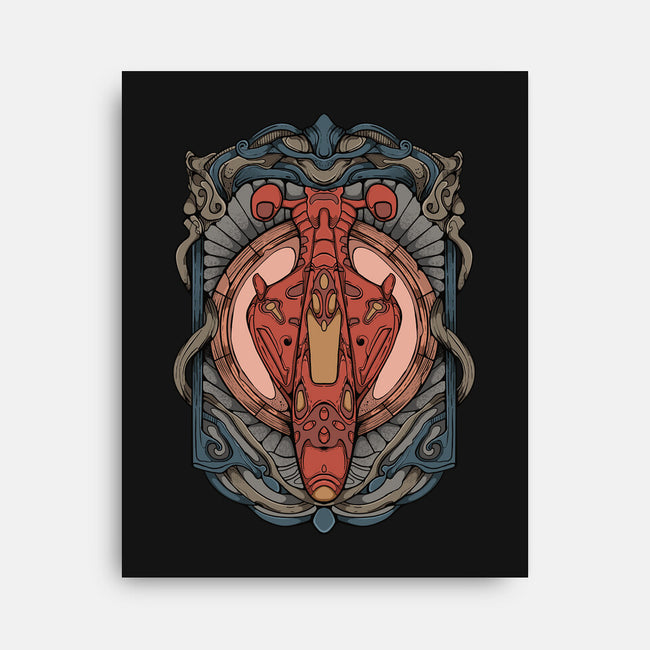 Outlaw Star-none stretched canvas-hirolabs