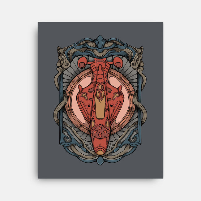 Outlaw Star-none stretched canvas-hirolabs