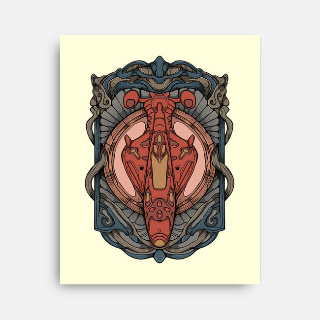 Outlaw Star-none stretched canvas-hirolabs