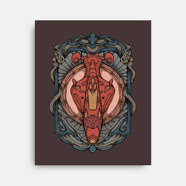 Outlaw Star-none stretched canvas-hirolabs