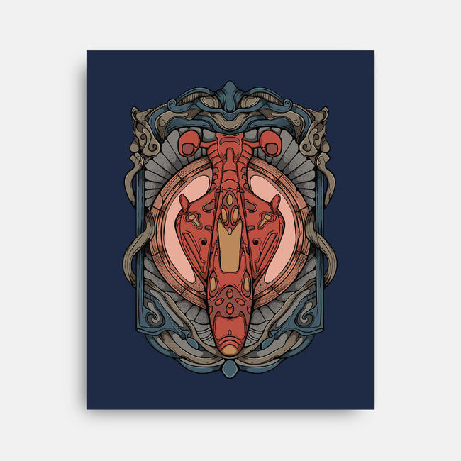 Outlaw Star-none stretched canvas-hirolabs