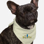 Spring Field-dog bandana pet collar-Wenceslao A Romero
