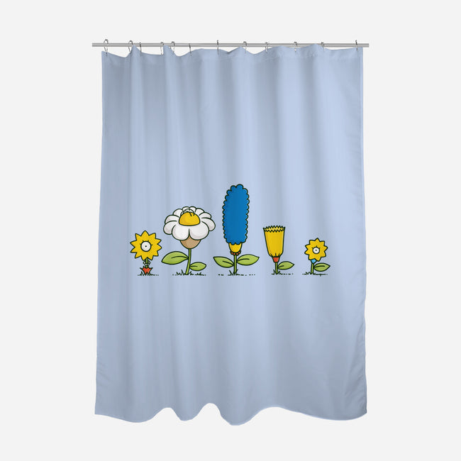 Spring Field-none polyester shower curtain-Wenceslao A Romero