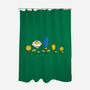 Spring Field-none polyester shower curtain-Wenceslao A Romero