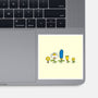 Spring Field-none glossy sticker-Wenceslao A Romero