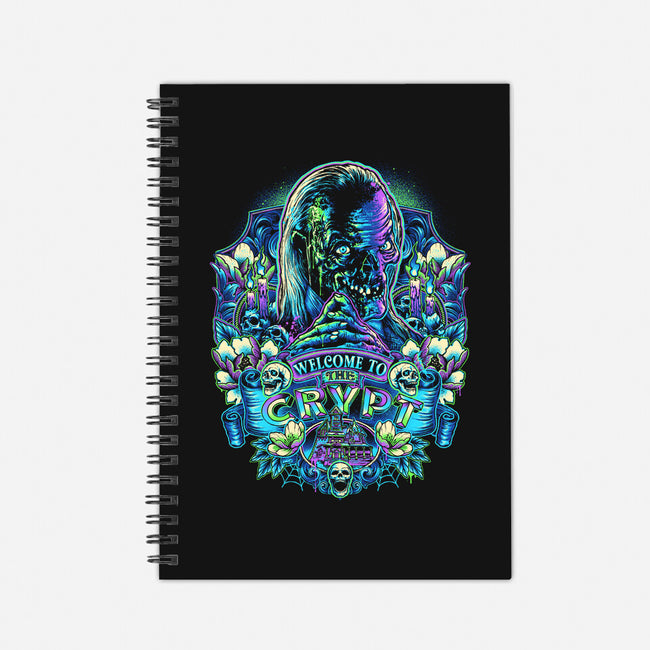 Welcome To The Crypt-none dot grid notebook-glitchygorilla