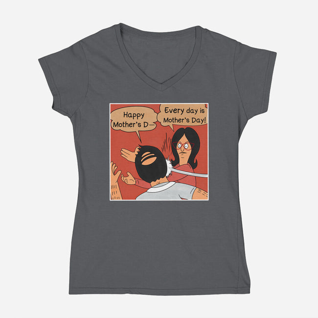 Let's Get Slappin'-womens v-neck tee-SeamusAran