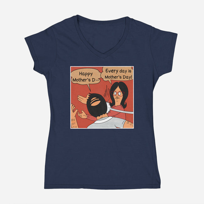 Let's Get Slappin'-womens v-neck tee-SeamusAran