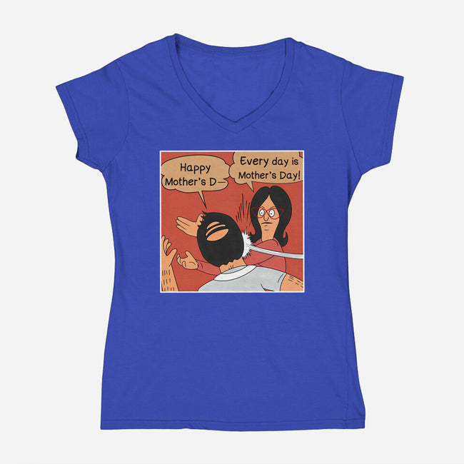 Let's Get Slappin'-womens v-neck tee-SeamusAran