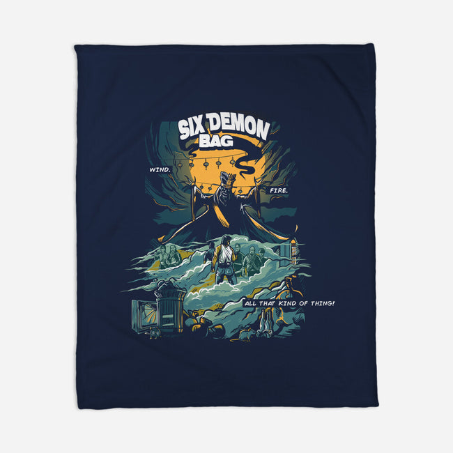 6 Demon-none fleece blanket-AndreusD