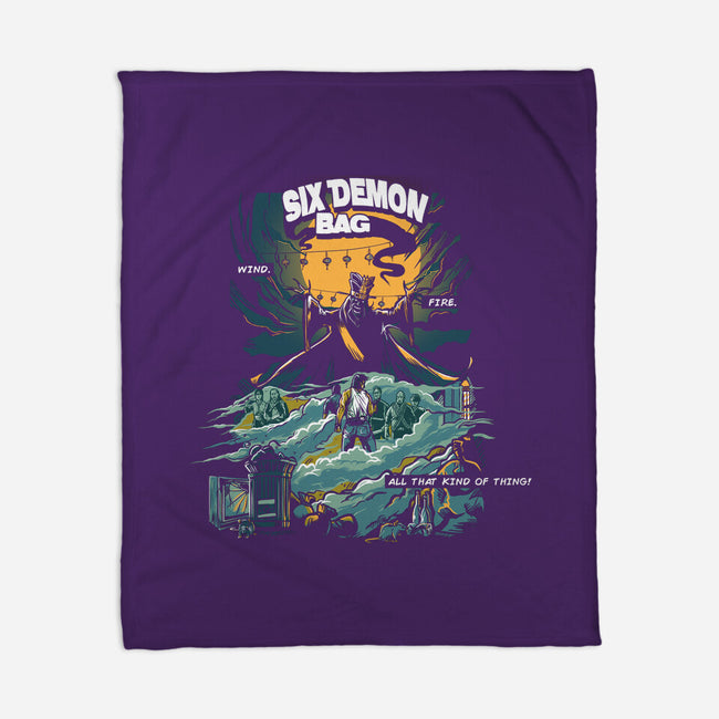 6 Demon-none fleece blanket-AndreusD