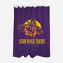 Stay Over There-none polyester shower curtain-AndreusD