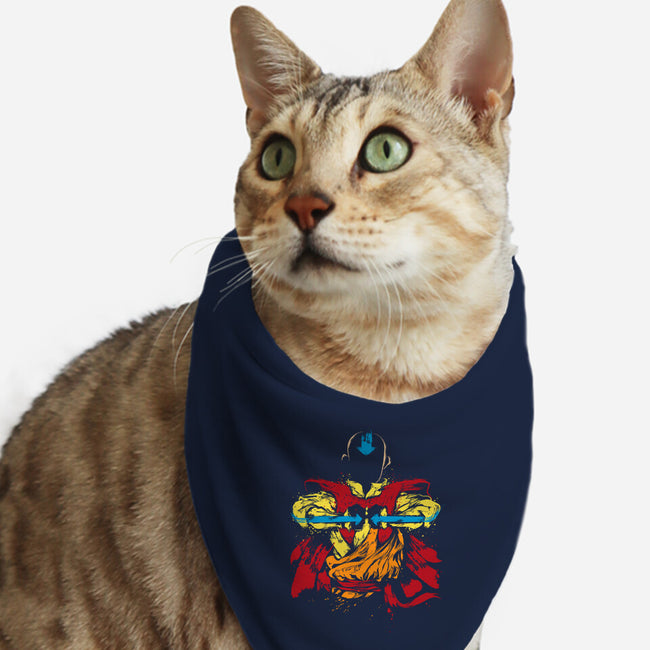 The Air Nomad-cat bandana pet collar-DrMonekers