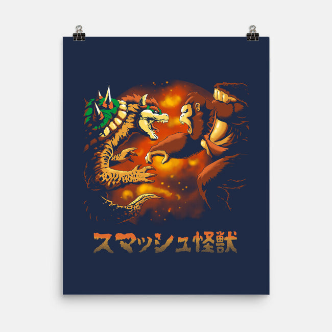 Smash Kaiju-none matte poster-Andriu