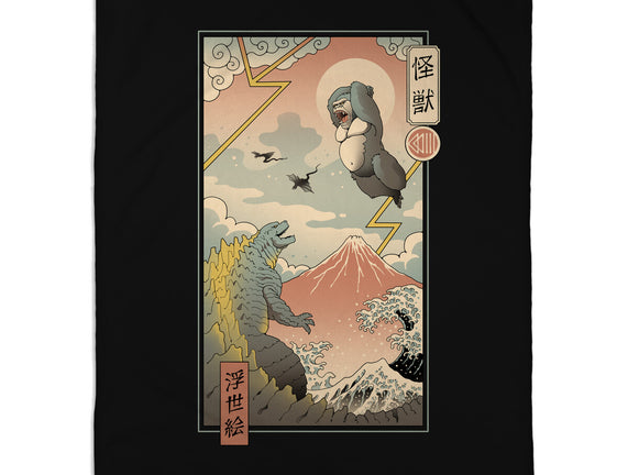 Kaiju Fight In Edo