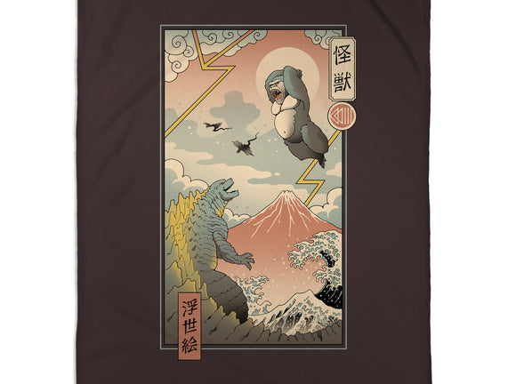 Kaiju Fight In Edo