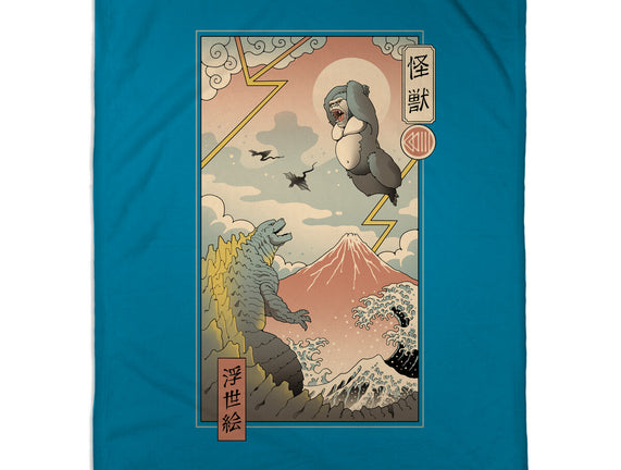 Kaiju Fight In Edo
