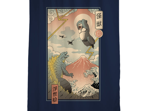 Kaiju Fight In Edo