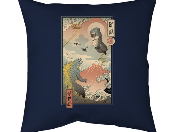 Kaiju Fight In Edo