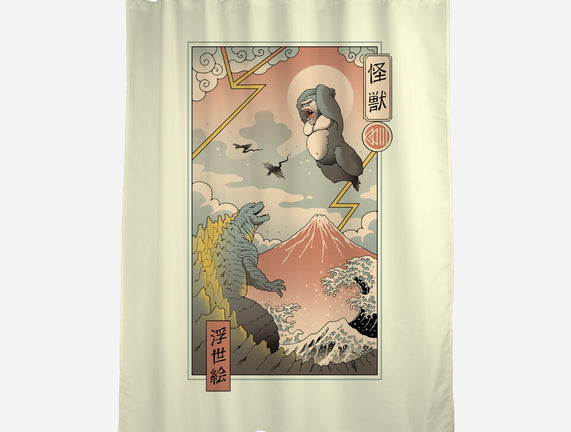 Kaiju Fight In Edo