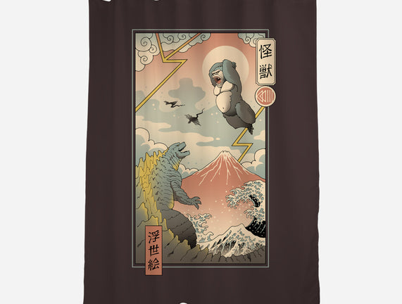 Kaiju Fight In Edo