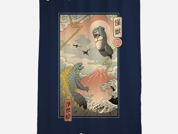 Kaiju Fight In Edo