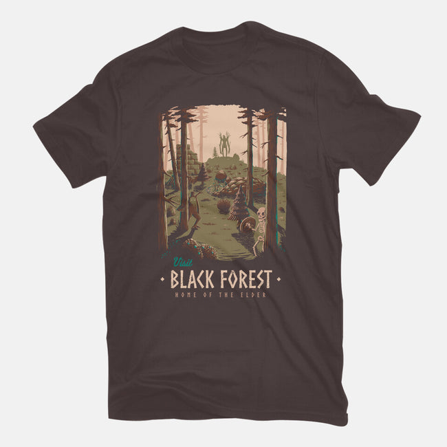 Black Forest-womens fitted tee-Azafran