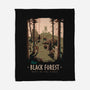 Black Forest-none fleece blanket-Azafran