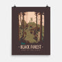 Black Forest-none matte poster-Azafran