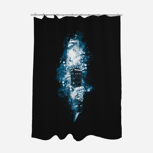 Lost In Space-none polyester shower curtain-kharmazero