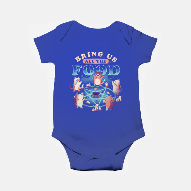 Bring Us All the Food-baby basic onesie-eduely