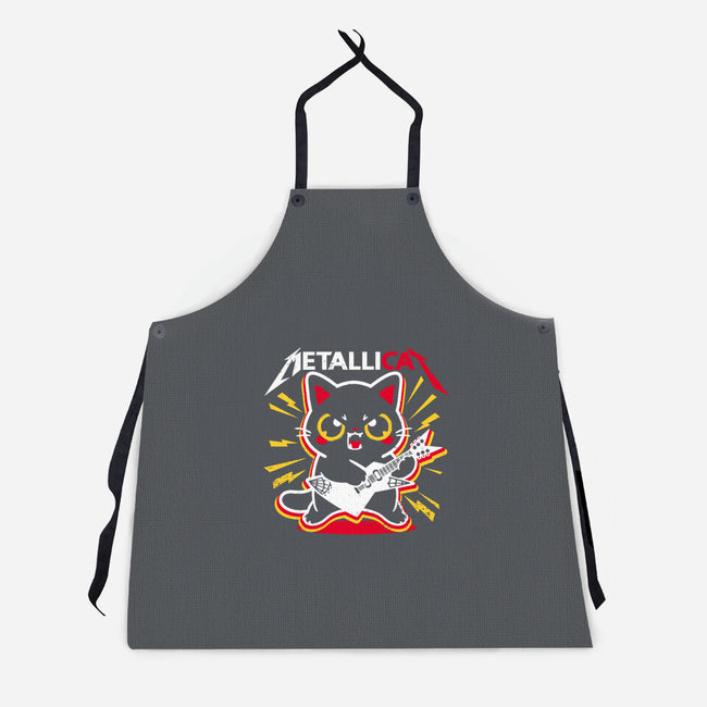Metallicat-unisex kitchen apron-NemiMakeit