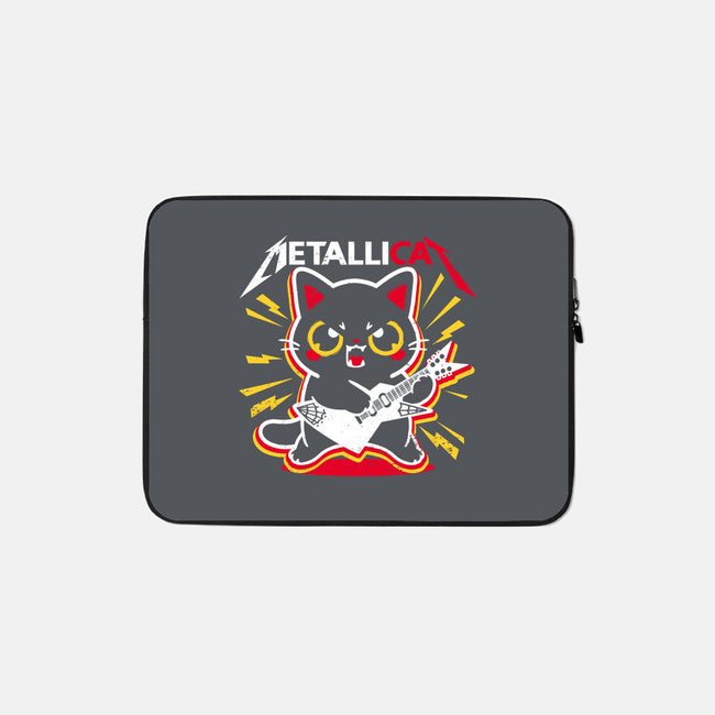 Metallicat-none zippered laptop sleeve-NemiMakeit