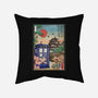 The Tardis in Japan-none non-removable cover w insert throw pillow-DrMonekers