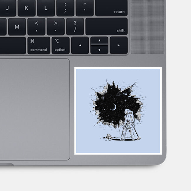 Breakthrough-none glossy sticker-Gamma-Ray