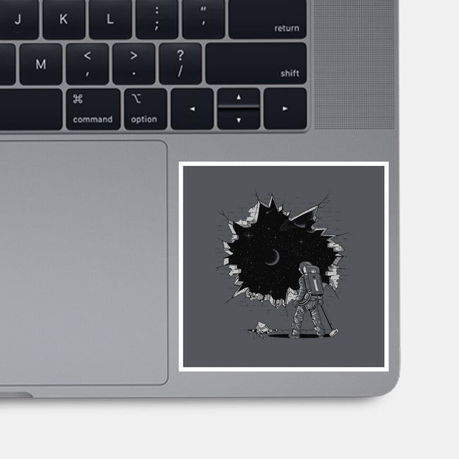 Breakthrough-none glossy sticker-Gamma-Ray