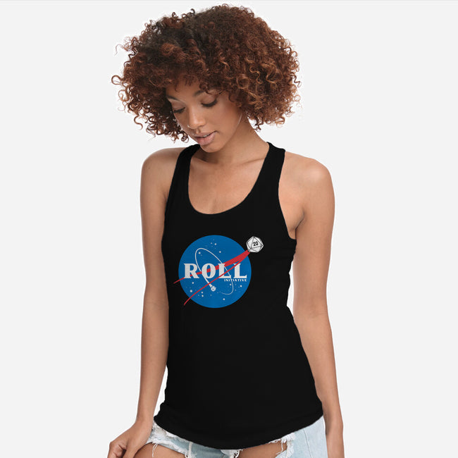 Space Roll-womens racerback tank-retrodivision