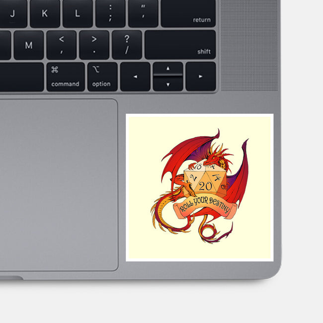 Roll Your Destiny-none glossy sticker-Damyanoman