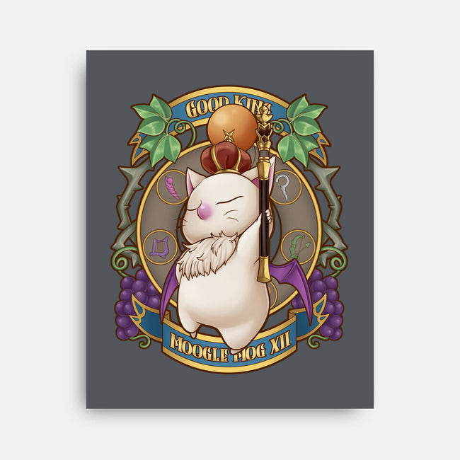 Moogle King-none stretched canvas-Sarya