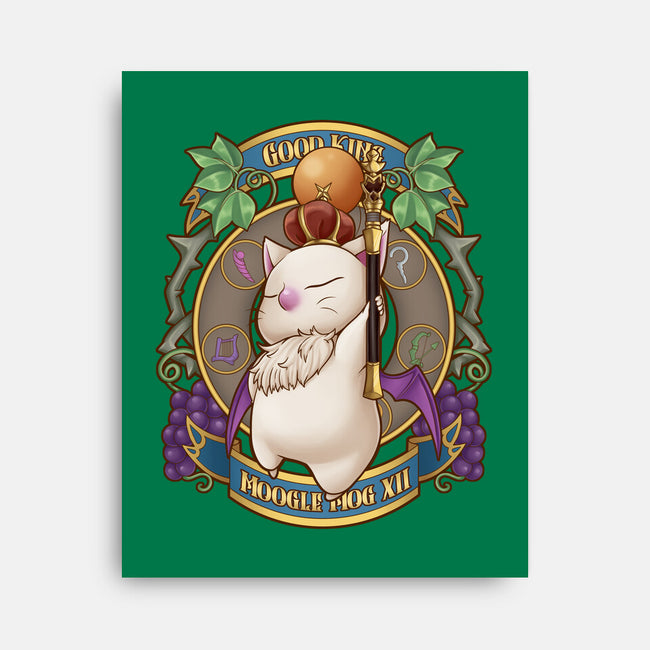 Moogle King-none stretched canvas-Sarya