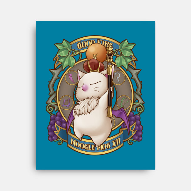 Moogle King-none stretched canvas-Sarya