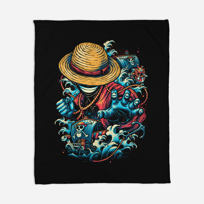 Colorful Pirate-none fleece blanket-glitchygorilla
