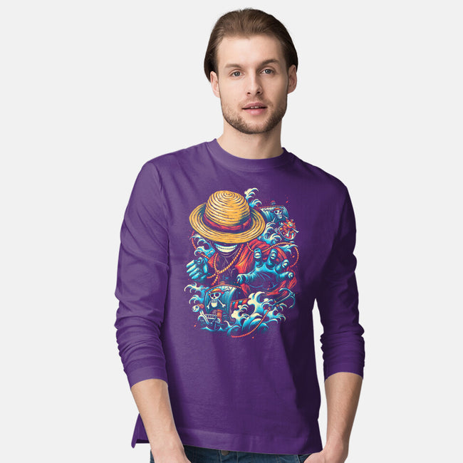 Colorful Pirate-mens long sleeved tee-glitchygorilla