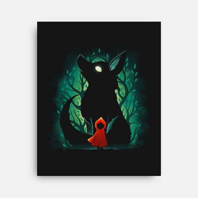 Riding Hood-none stretched canvas-Vallina84