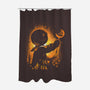 Ghost Of Halloween-none polyester shower curtain-alemaglia